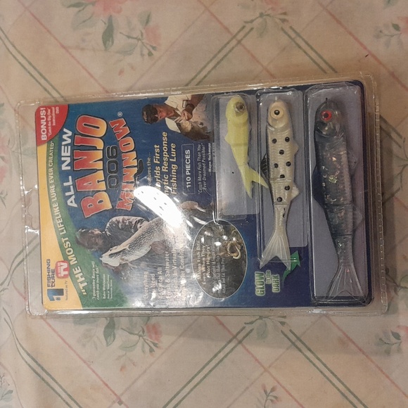 NEW Banjo Minnow 006 - 110 Piece Fishing Lures System - Picture 1 of 2